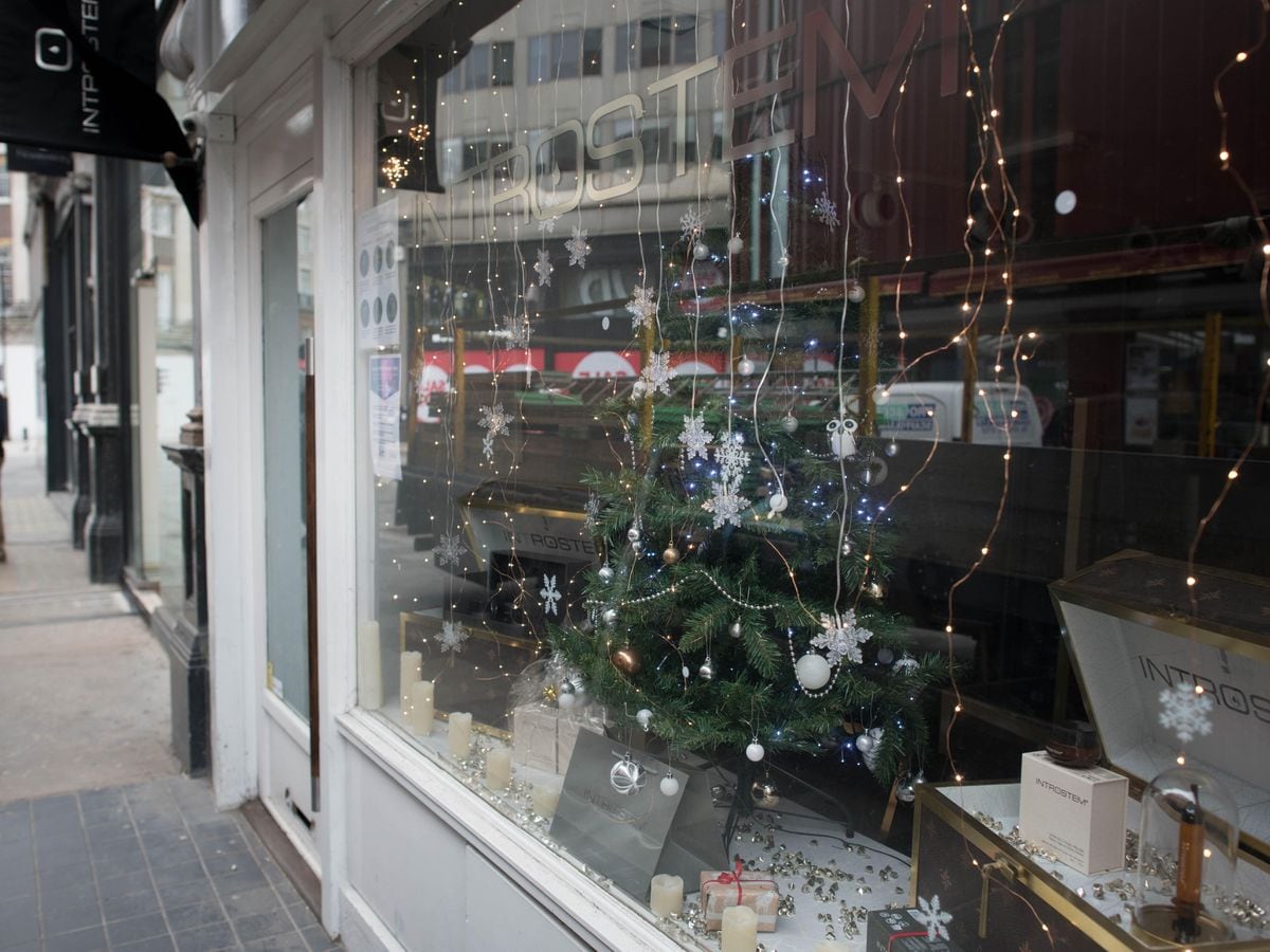 Shops stuck with Christmas displays ‘look forward to postlockdown lift
