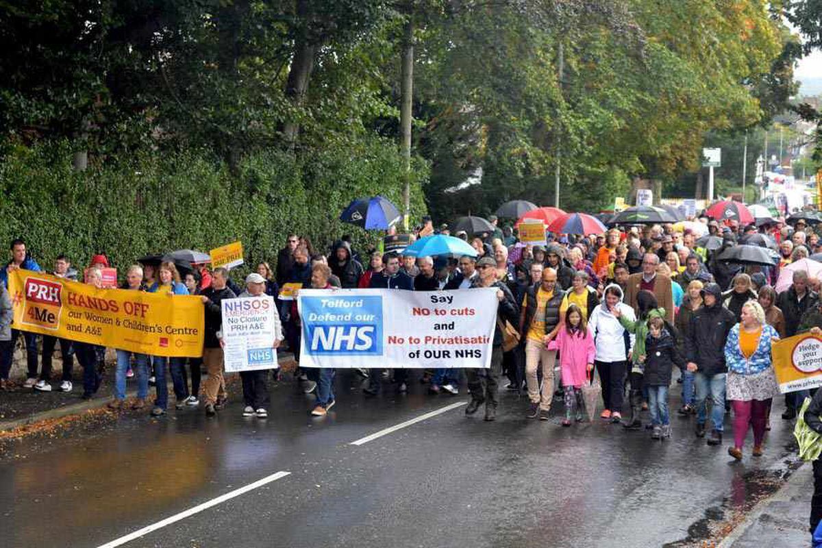 Campaigners in Telford have fought the plans for a number of years, with this march taking place in 2016.