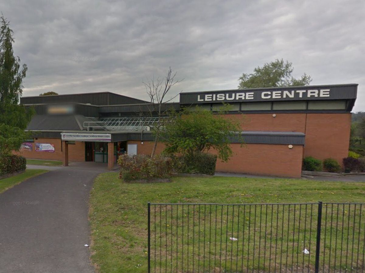 Maldwyn Leisure Centre in Newtown has been home to a mass vaccination site since January 2021. Photo: Google