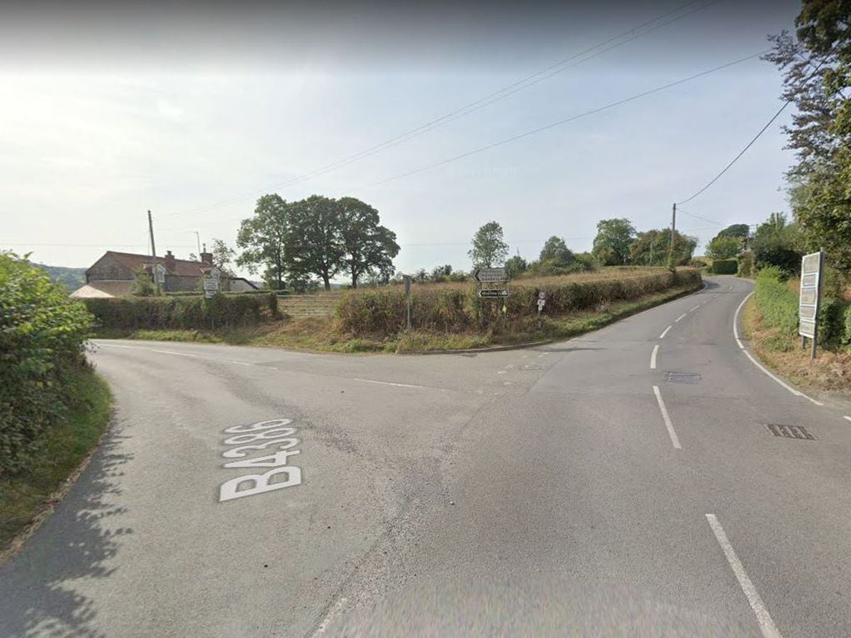 The crash happened at the junction of the B4386 and the B4499. Photo: Google