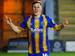 Rob Street scored his fourth goal for Shrewsbury Town on Tuesday – but has offered a real outlet up front (AMA)