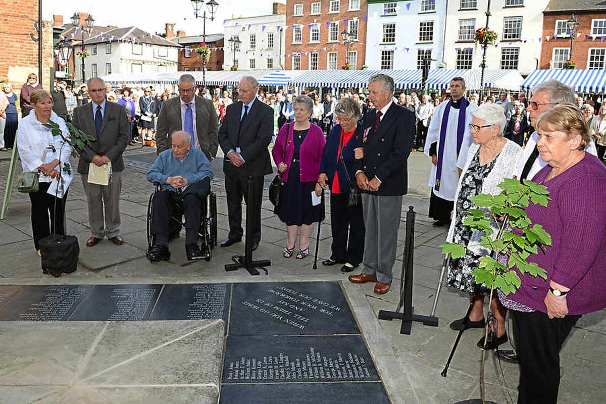 Video Fallen Honoured In New Ludlow Memorial Shropshire Star