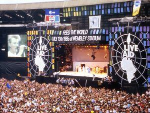 Live Aid at Wembley Stadium London 13 July 1985
