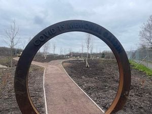 Leader of Telford & Wrekin Council, Shaun Davies shared the sneak peek of the new Covid memorial garden