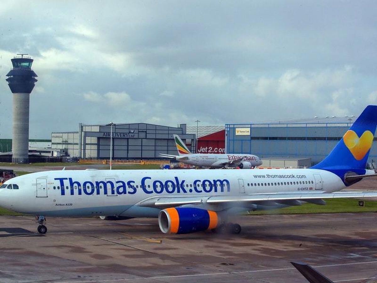 Thomas Cook planes have been grounded after it collapsed into administration (Peter Byrne/PA)
