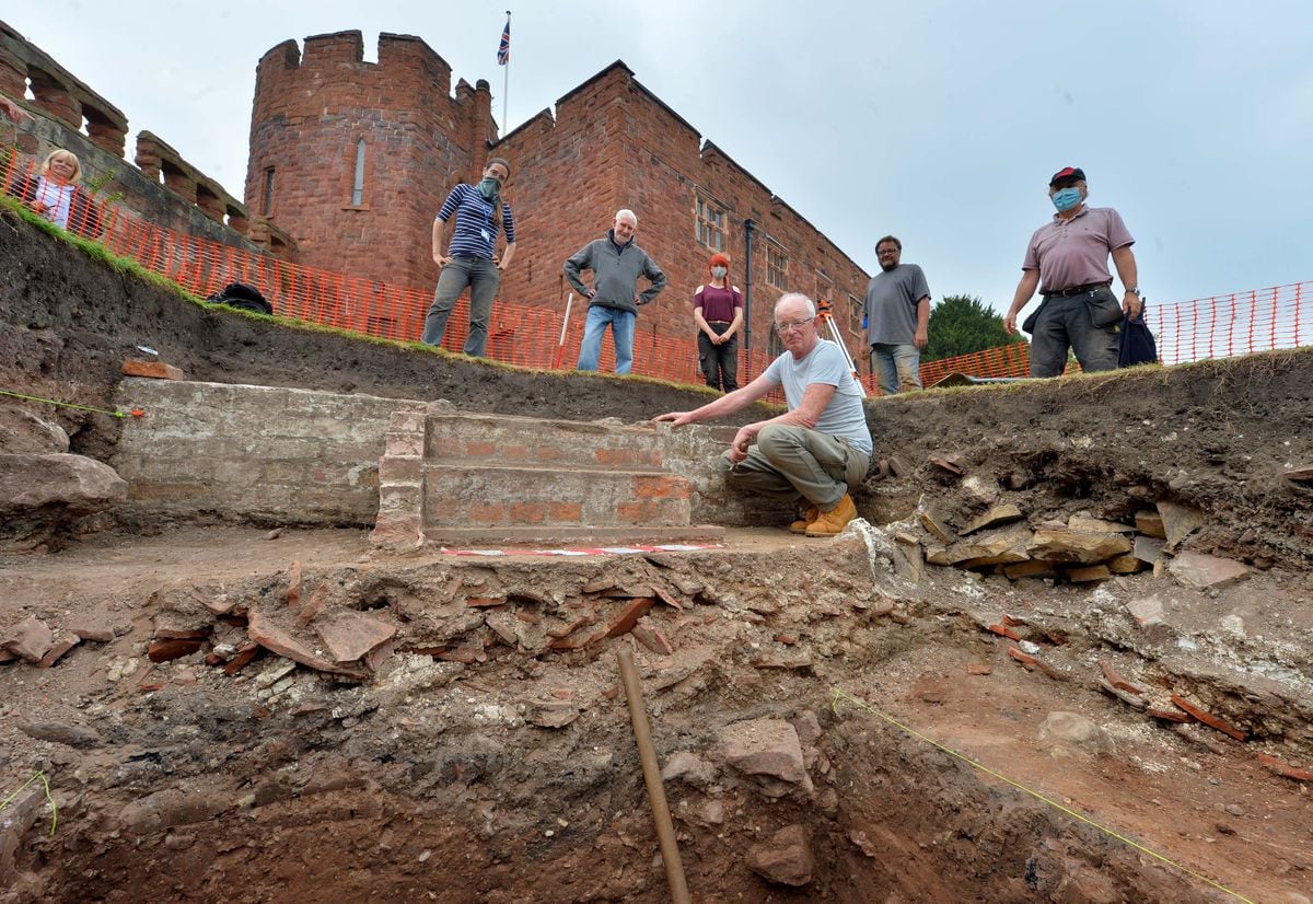 The last day of the dig at Shrewsbury Castle