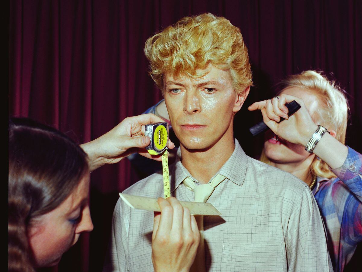 David Bowie’s 1983 sitting with wax artists