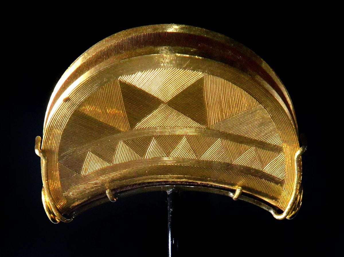 New finds have been made at the area when the sun pendant, pictured, was discovered