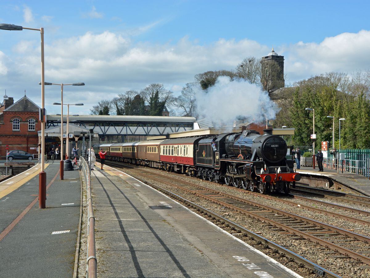 The Sherwood Forester turns heads as it passes through Wellington on Thursday