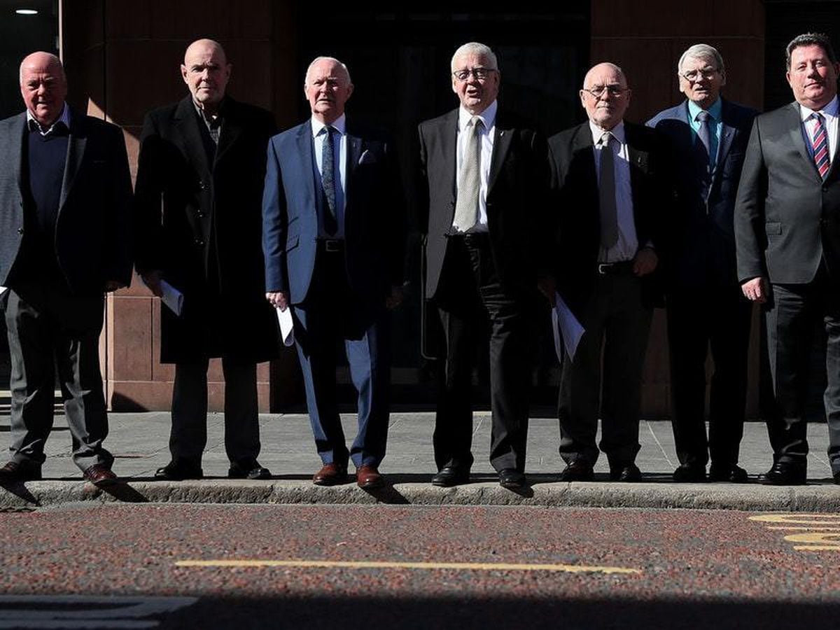 Seven of the so-called Hooded Men