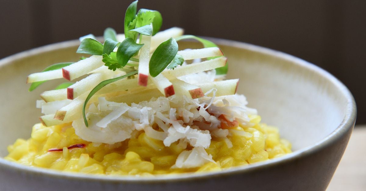 Just be-claws – crab and saffron risotto