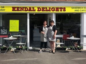 Marie Morgan, left, and Sarah Trill run Kendal Delights at Unit 2C, Kendal Court, Shrewsbury