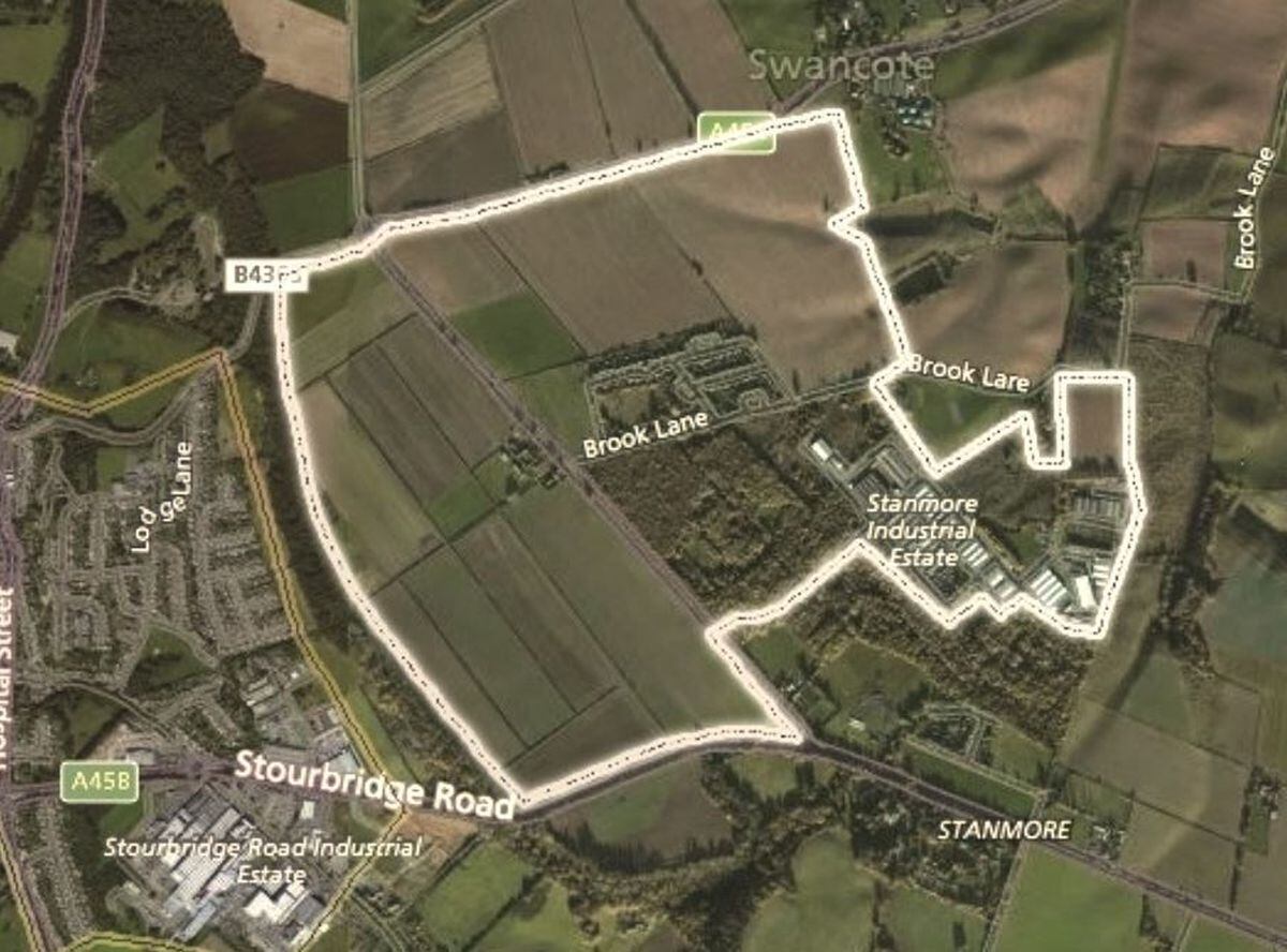 The proposed site. Image: savebridgnorthgreenbelt.co.uk