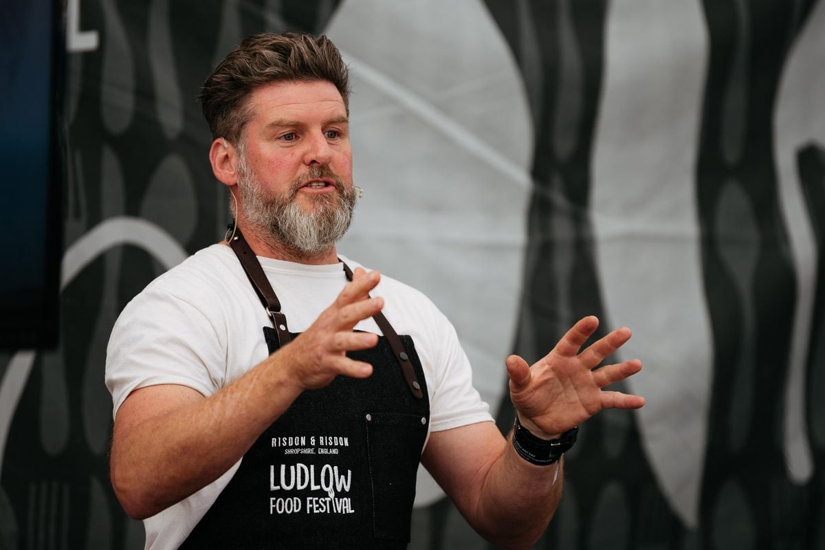 Chef Mike Keen at Ludlow Food Festival