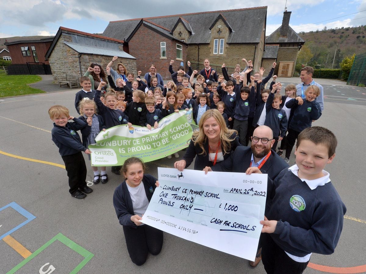 Clunbury CE Primary School won £1,000 in the competition last year