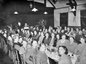 The Bomere Heath WI celebration in the early to mid 1950s.