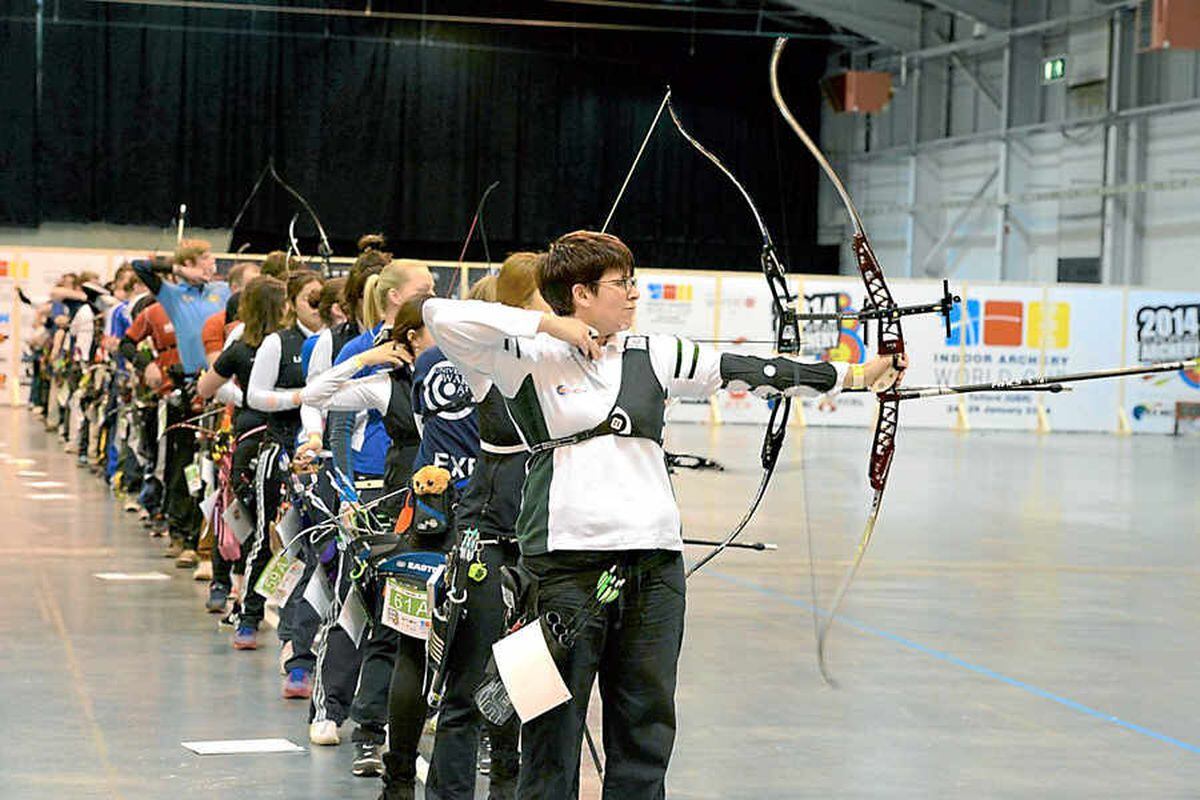 Archers in action at Telford International Centre