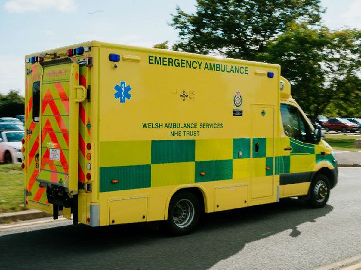 Welsh Ambulance Service paramedics were first on the scene.