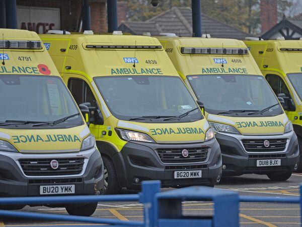 In Powys, potential heart attack and stroke victims wait an average of one hour and 14 minutes for paramedics to arrive.