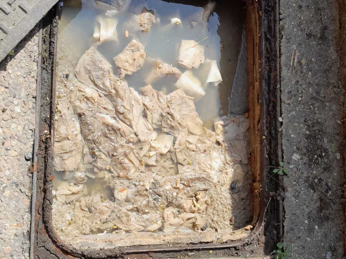 Blockages caused in the Shropshire region by items such as wet wipes, fats, oils and greases incorrectly being put into the sewer network.