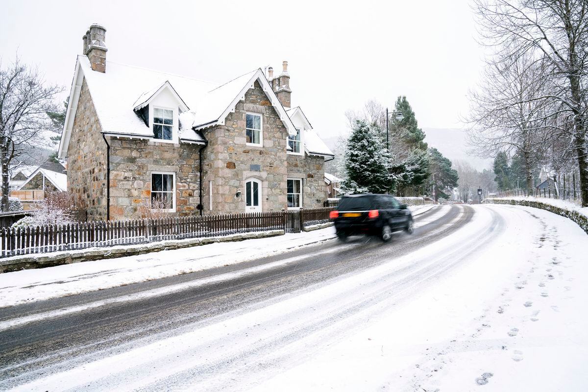 Heavy snow has fallen in parts of northern England and Scotland. Photo: Jane Barlow/PA Wire