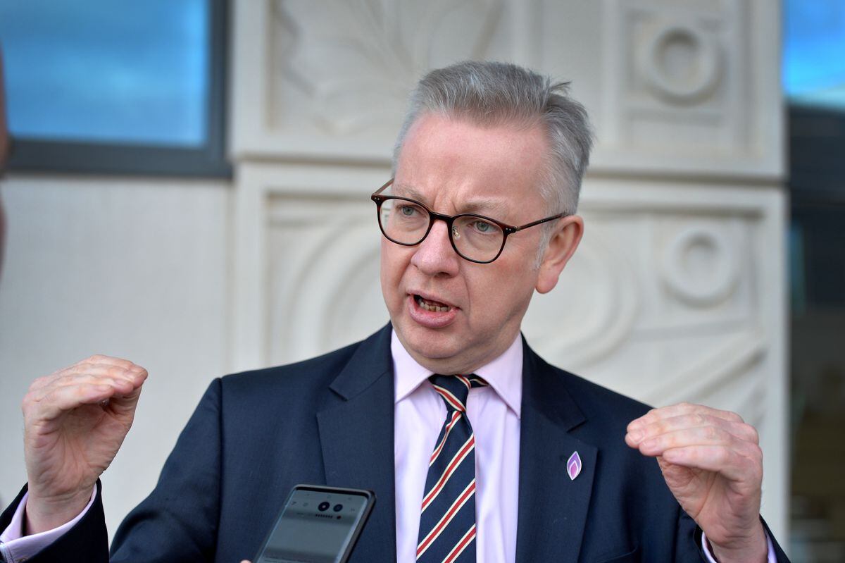 Michael Gove wrote to the leader of Shropshire Council to inform the authority it was not selected for the first round of bids for a 'County Deal'.