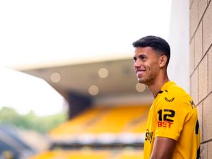 Wolverhampton Wanderers unveil new signing Matheus Nunes at Molineux on August 17, 2022 in Wolverhampton, England. (Photo by Jack Thomas - WWFC/Wolves via Getty Images).