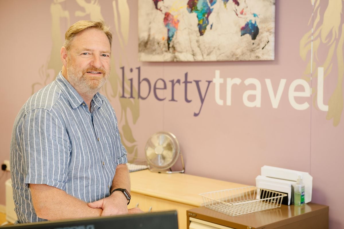 Roger Blake, director of Liberty Travel in Oswestry