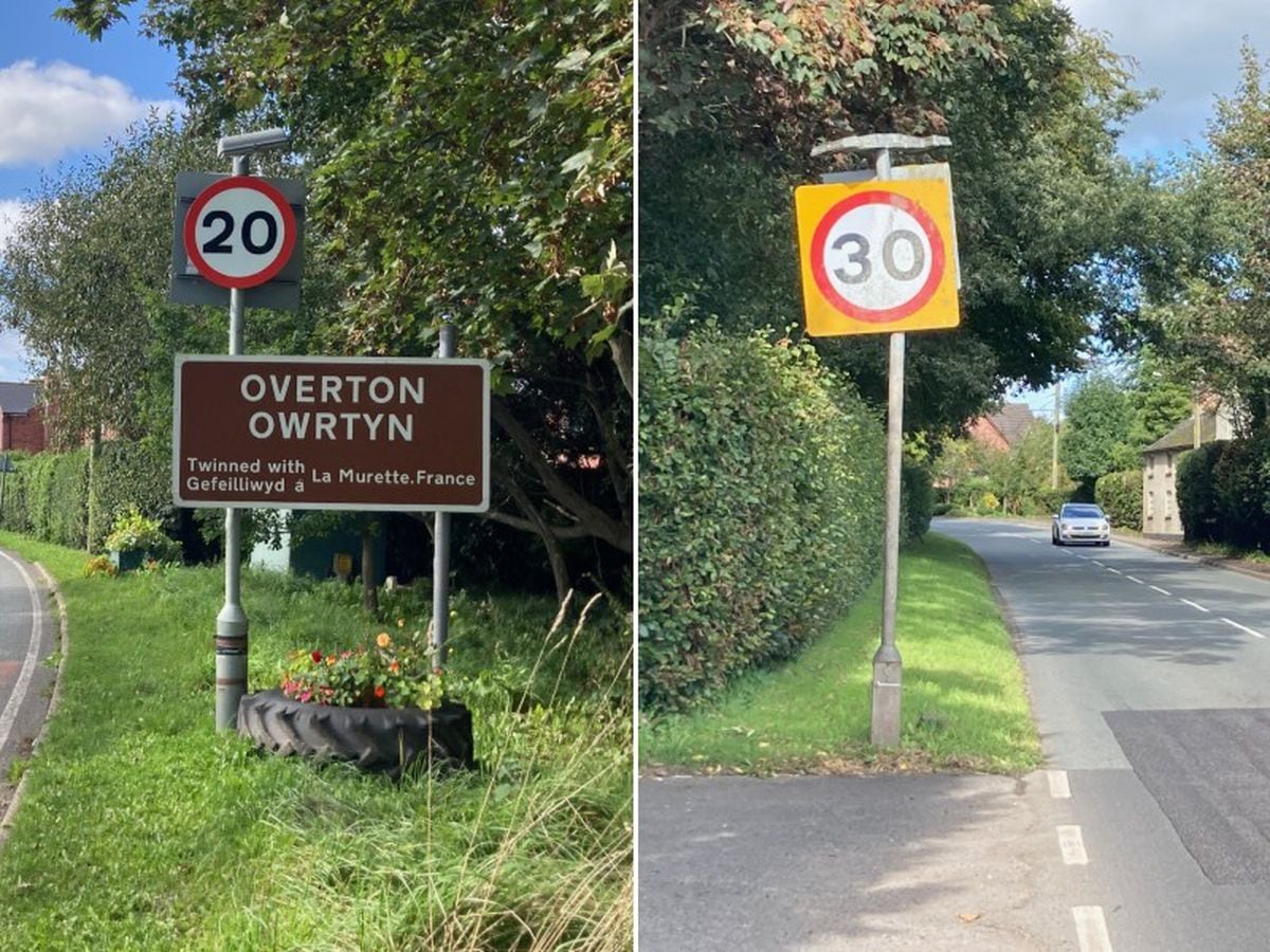 20 or 30mph? Road sign anomaly leaves drivers scratching their heads in village 