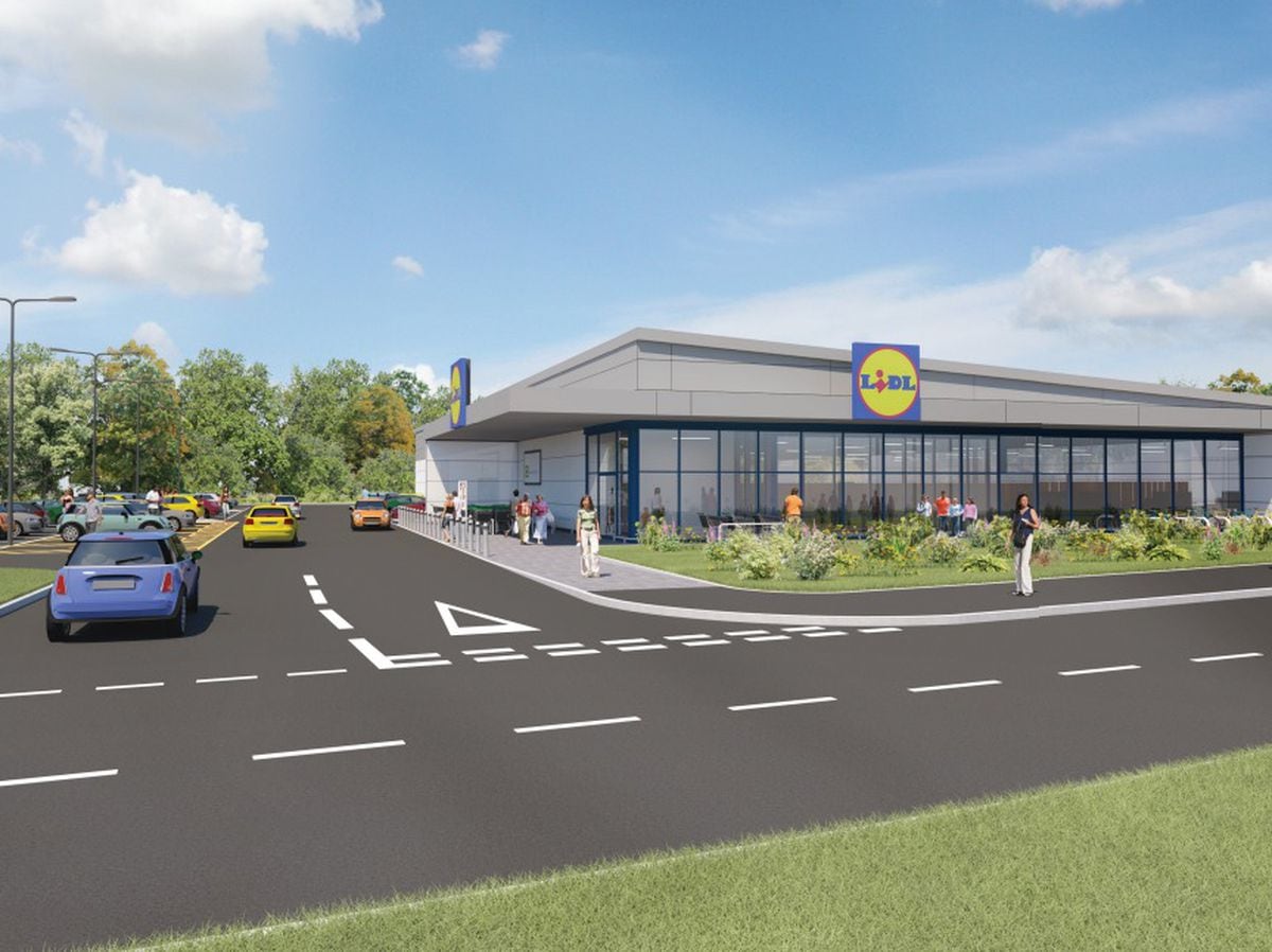 An artist's impression of the new store. Credit: Lidl/Hadfield Cawkwell Davidson.