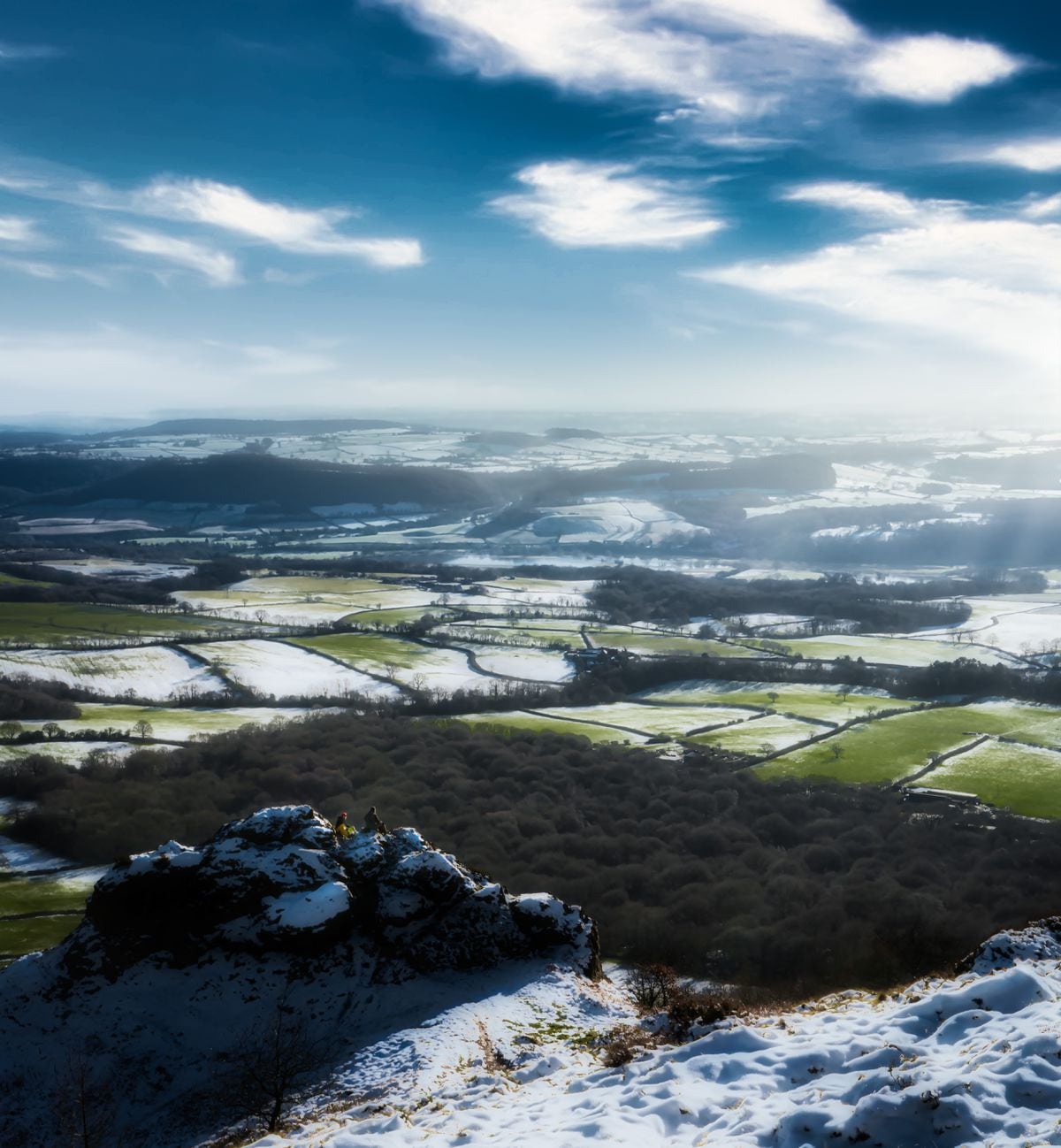 Wintry views from The Wrekin. Pic: Aaron Collyer (Shutter C Photography)