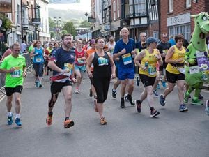 Runners in the 2019 Ludlow 10 race. Picture: David Woodfield.