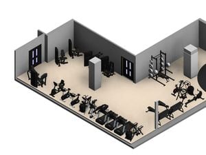 Plan of the new gym