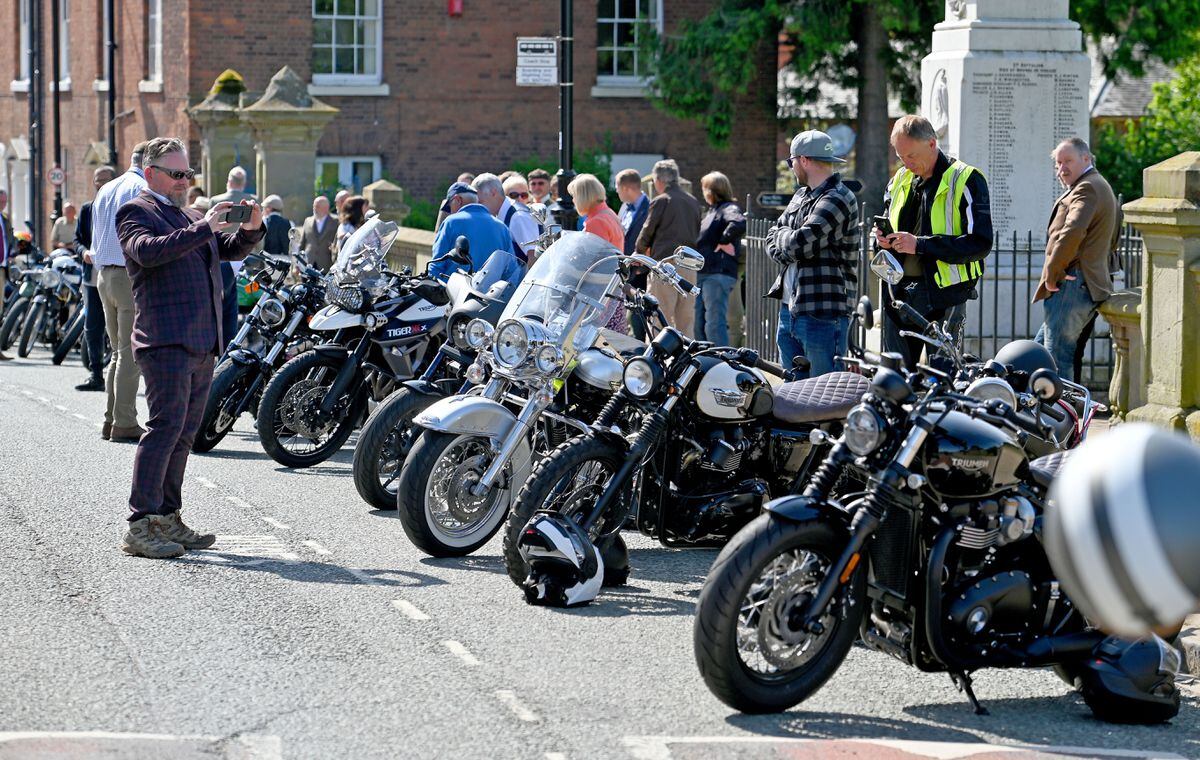 The annual Distinguished Gentleman's Ride in Shrewsbury at the weekend