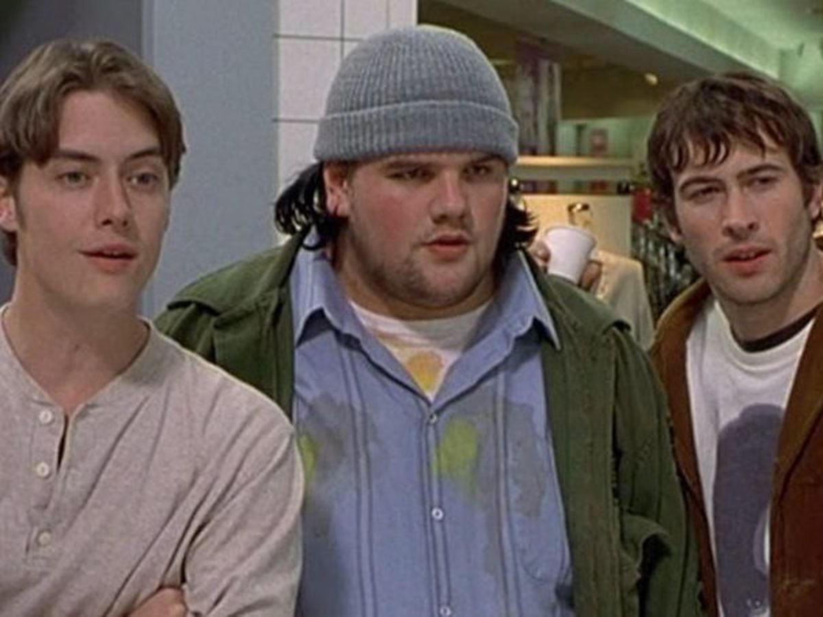 Jeremy London, Ethan Suplee and Jason Lee in 1995's Mallrats