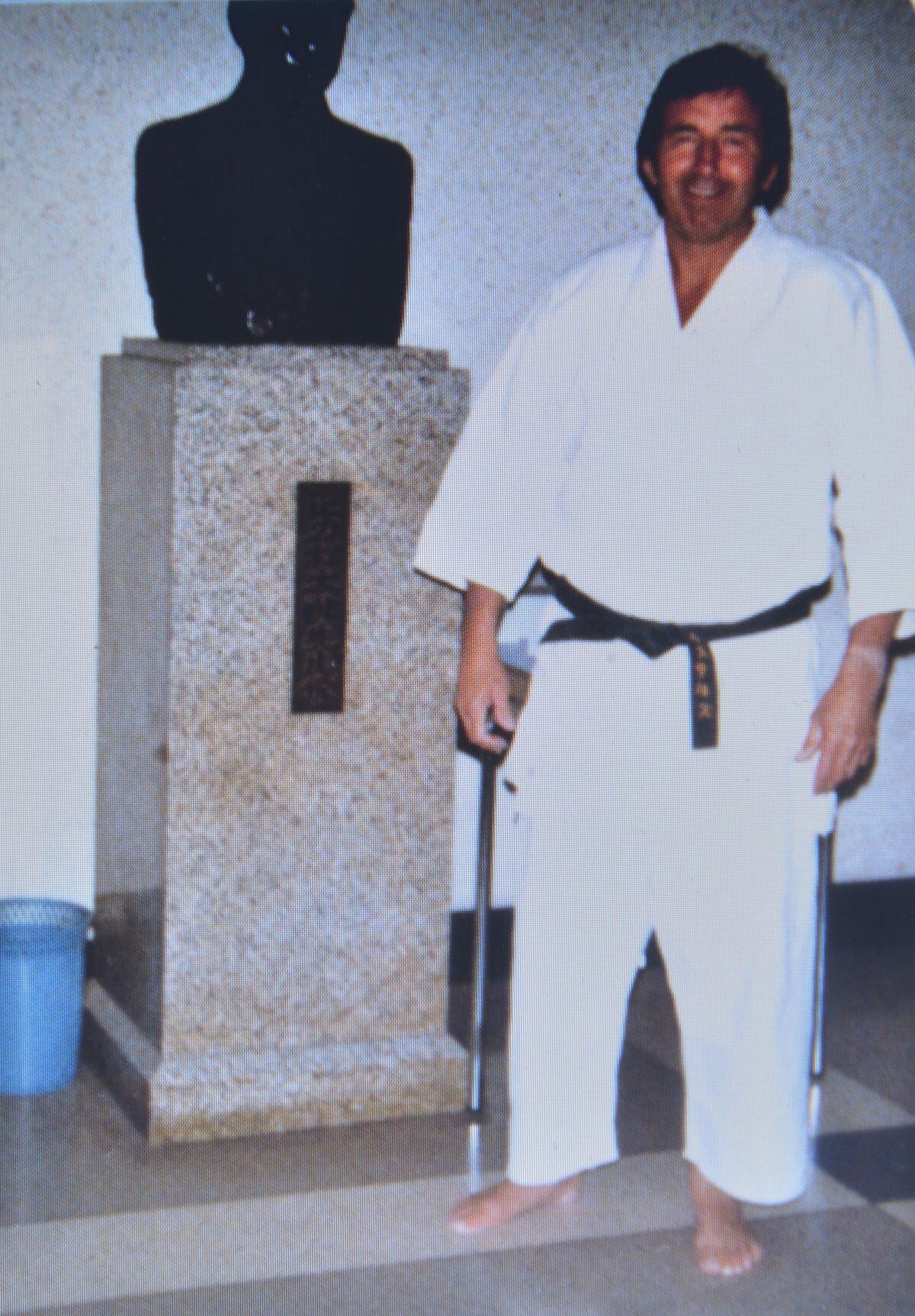 Geoff Rushworth pictured here in Tokyo, 1983, he nearly made the Olympics in Judo