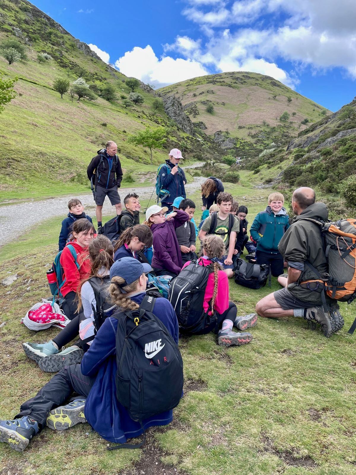 Pupils and staff from Brockton Primary School have been taking on a major walking challenge for charity