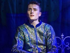 Andy in Sleeping Beauty at the Yvonne Arnaud theatre in Guildford 