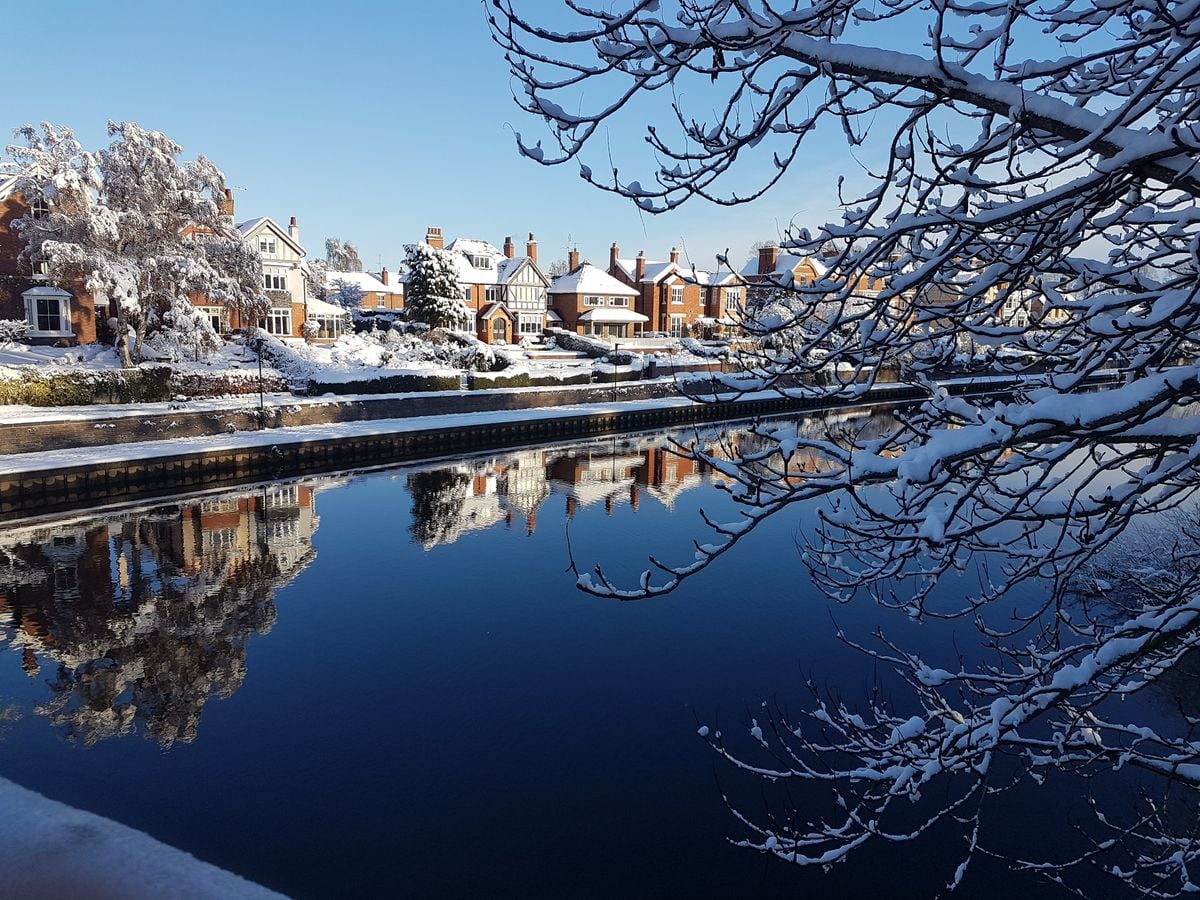 Snowy Shrewsbury. Photo: Laura Evans.