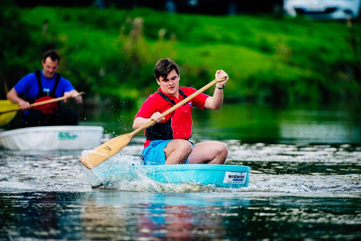 Coracle World Championships at Pengwern Boat Club