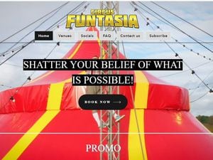 The Circus Funtasia website