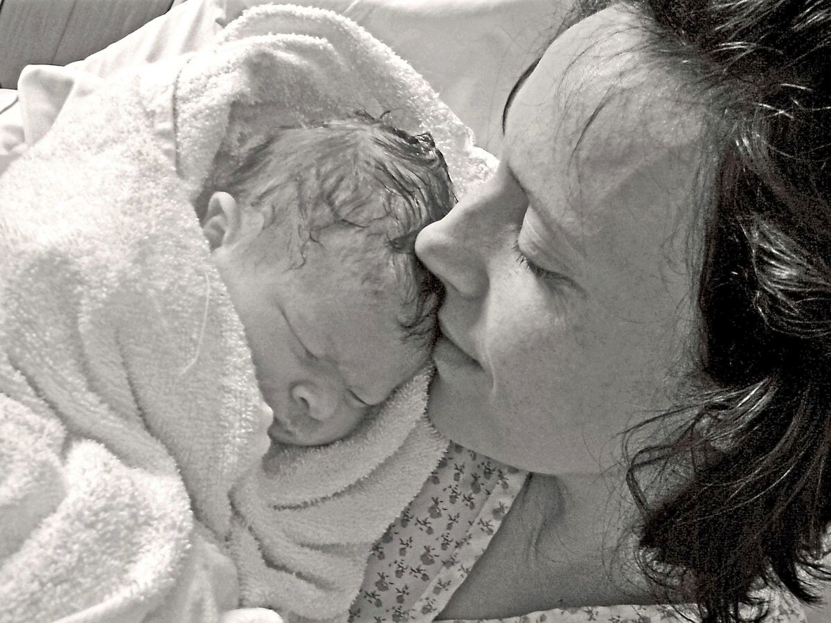 Rhiannon Davies with her daughter Kate Stanton Davies