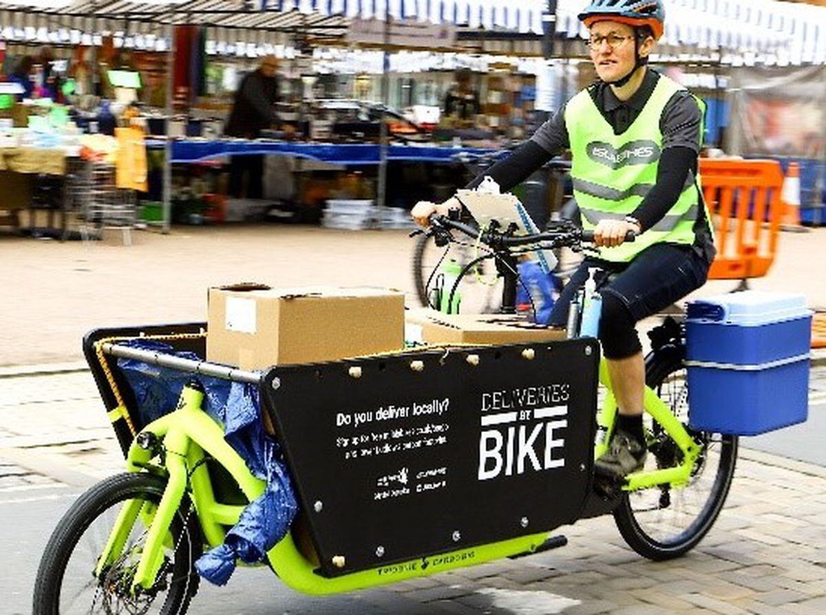 Islabikes in Ludlow launched a cargo bike delivery trial