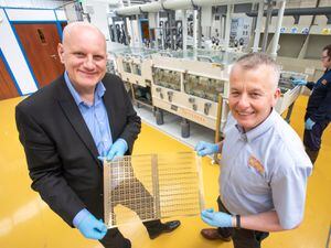 Ian Whateley and Chris Ball of Advanced Chemical Etching