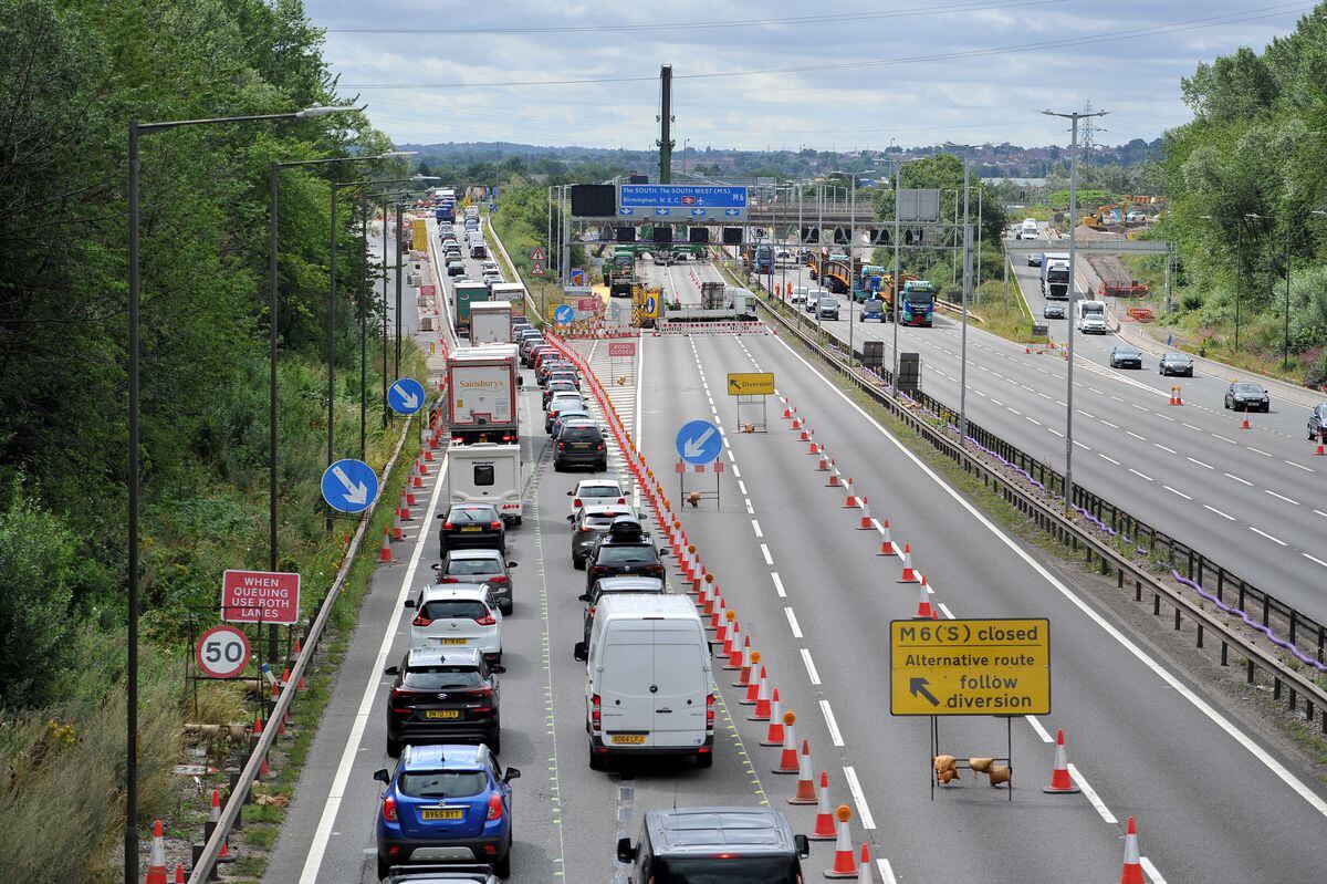 Traffic was diverted up and over the junction during the last closure