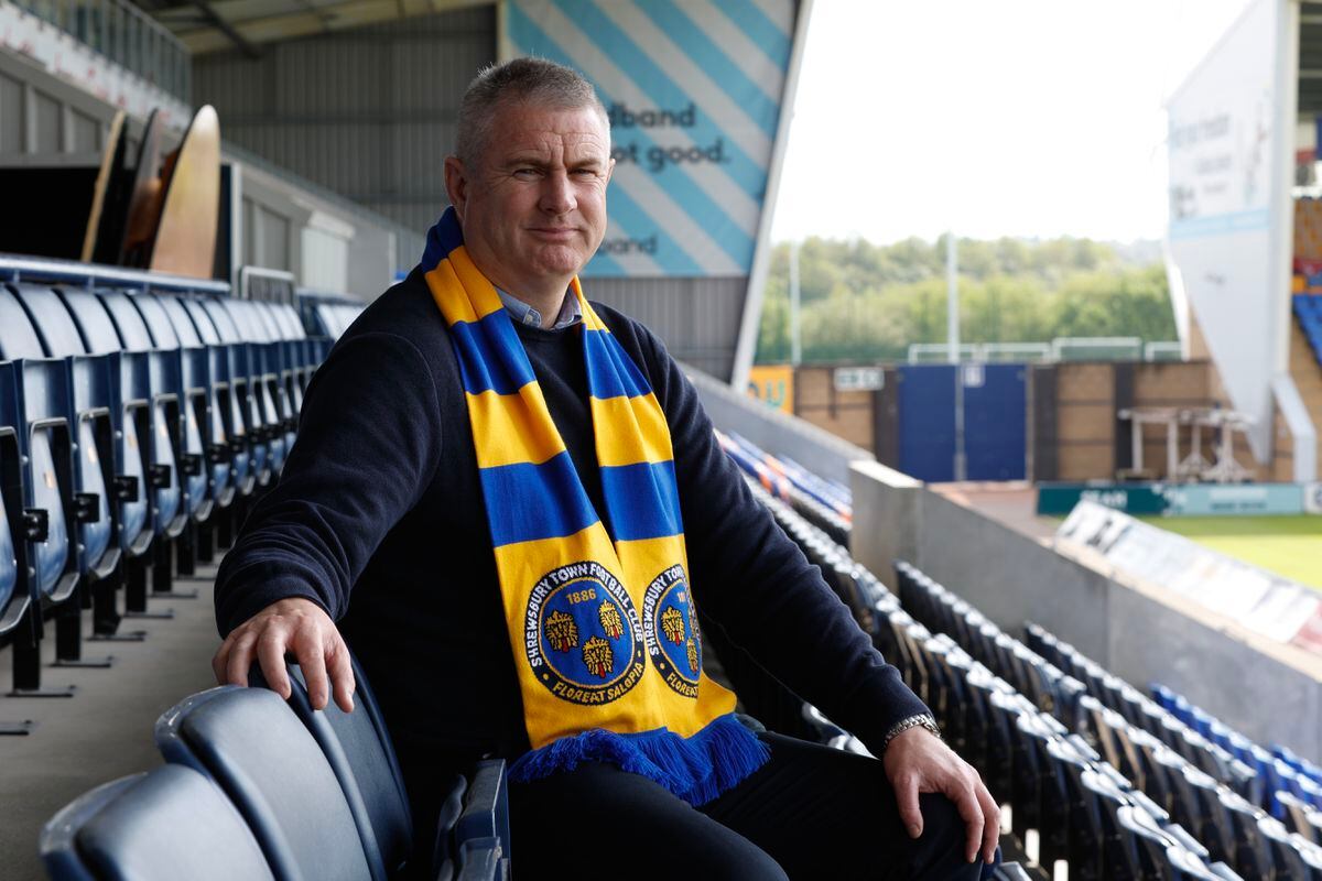 Shrewsbury Town's new director of football Micky Moore     (Picture: Shrewsbury Town)