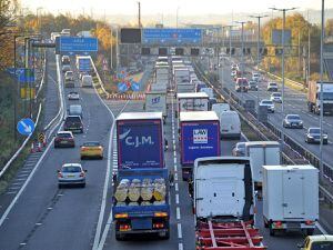 The M6 near Junction 10