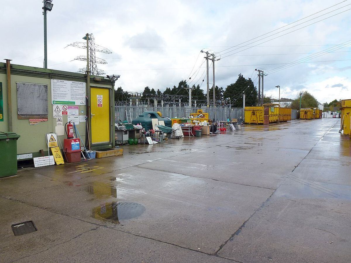 The Newtown recycling centre