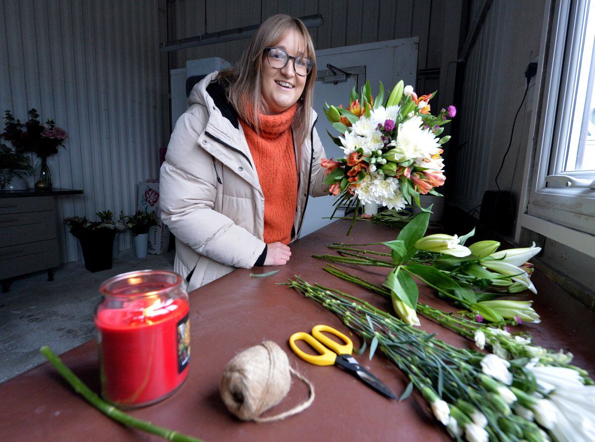 Anna Chevins  from Whitchurch quit her job in the transport industry to go it alone setting up a flower business, she has found the last couple of years incredibly challenging but rewarding. 
