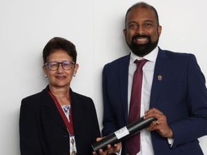  Dr Bala Karunakaran and Professor Neena Modi, President of the British Medical Association.